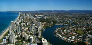 Gold Coast from the air